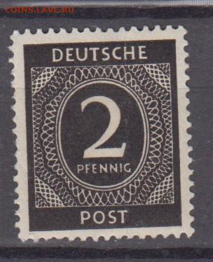 Германия Англо-Американская ,Советская зона 1946 1м**2пф - 123
