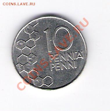 ФИНЛЯНДИЯ 10 пенни 1990, до 21.10.11 22-00мск. - сканирование0236