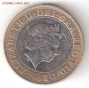Великобритания: 2 Фунтa(Two Pounds) - 2008 - 2 Pounds-2008 P fu