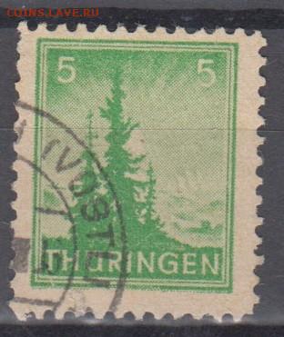 Германия Сов зона Тюрингия 1945 1м 5пф до 16 05 - 131