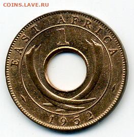Восточная Африка 1952г 1 цент UNC - File0818