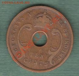 Британская Восточная Африка, 10 Центов 1933 (20.10) - a5