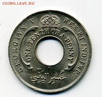 10 пенни 1919г Зап Африка UNC ! - File1294