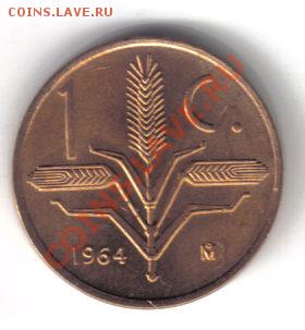 Мексика 1 сентаво 1964 UNC до 24.10 21.00мск - Мексика 1 сентаво 1964 UNC-1