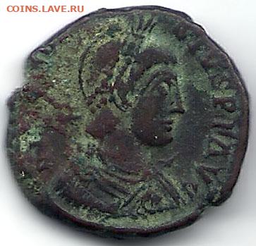 № 2 аверс. Подозреваемый - император Флавий Валерий Крисп (Crispus, 305-326 гг.н.э.) - Roman Imperia Флавий Валерий Крисп (Crispus, 305-326 гг.н.э.)   avers