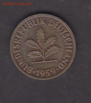 ФРГ 1959 2пф до 30 07 - 278а