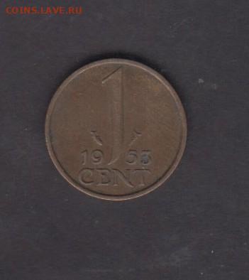 Голландия 1953 1 цент до 30 07 - 299