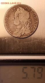 1 шиллинг 1745 Георг II LIMA. Оценка. - 001 - копия (2)