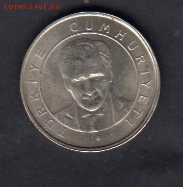 Турция 2004 250 лир без оборота до 01 10 - 95а
