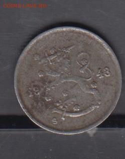 Финляндия 1943 1 марка до 22 10 - 18