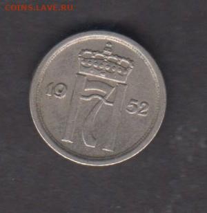 Норвегия 1952 25о  до 24 10 - 157а