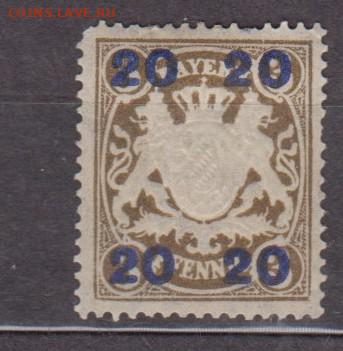 Германия 1920 Бавария надпечатка 20 до 17 11 - 83