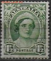 Марки Австралии .1942. Елизавета (2) - Австралия. 1942(2) вз