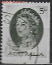 Марки Австралии .1964 Елизавета 5D (4) - Австралия. 1964. Mi AU 329Er (4)