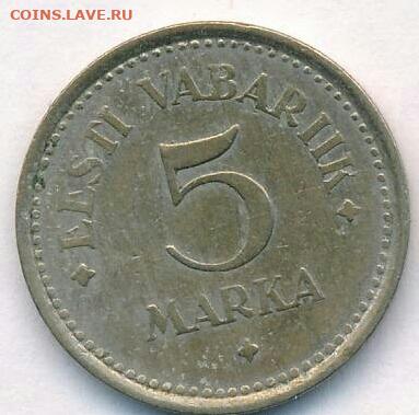 5 марка 1922 год (Эстония). До 26.12.21г в 22.15 МСК - 2021-12-23 22.02.47