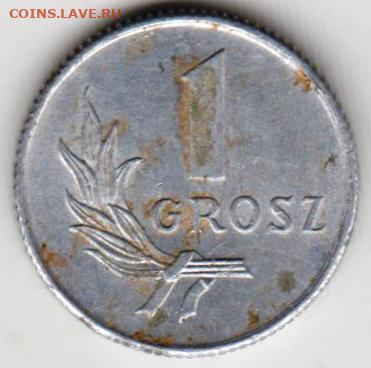 ПОЛЬША 1 грош 1949 г. до 01.01.22 г. в 23.00 - 038
