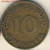 Германия, 9 монет 1941-1966 до 15.02.22, 23:00 - #И-346
