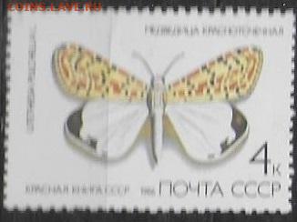 Марки СССР 1986. №5705. Медведка красноточечная - 5705