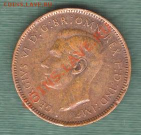 Великобритания, Фартинг 1944 (21.11) - f 4