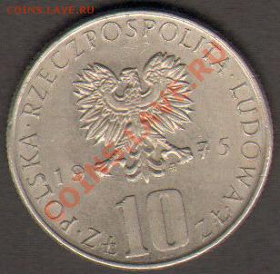 Польша 10 злотых 1975 до 28.11.2011 21-30 - Польша Народная Республика 2р