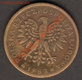 Польша 2 злота 1983 до 28.11.2011 21-30 - Польша Народная Республика 2р