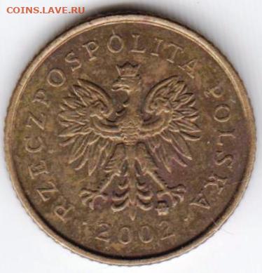 ПОЛЬША 1 грош 2002 г. до 31.08.22 г. в 23.00 - 021