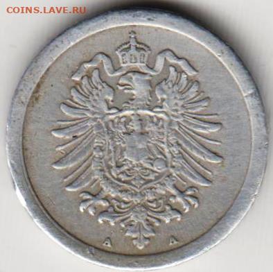 ГЕРМАНИЯ 1 пфенниг 1917 г. до 11.10.22 г. в 23.00 - 031