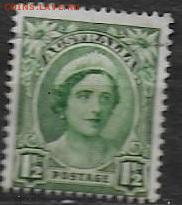 Марки Австралии. 1942. Елизавета (1) - Австралия. 1942 (1). Mi AU 164