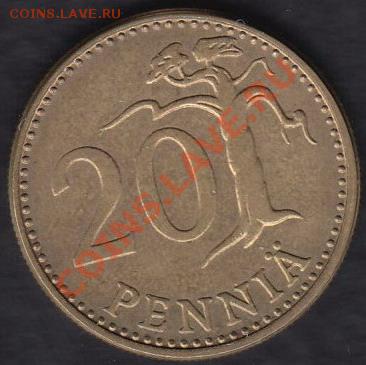 Финляндия 20 пенни 1984 до 05.12.2011 21-30 - Финляндия 20 пенни 1984а