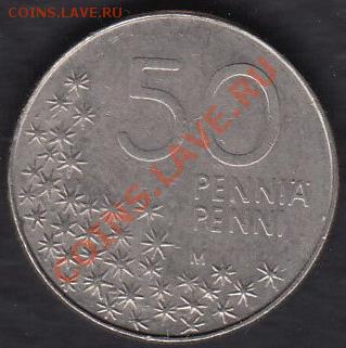 Финляндия 50 пенни 1992 до 05.12.2011 21-30 - Финляндия 50 пенни 1992а