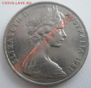 Австралия 20 центов 1981 До 06.12.11 в 22:00 МСК - 80.1