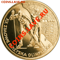 Польша - современная юбилейка, в теме более 80 позиций. - 2006_01___zimowe_igrzyska_olimpijskie_turyn_2zl_rewers