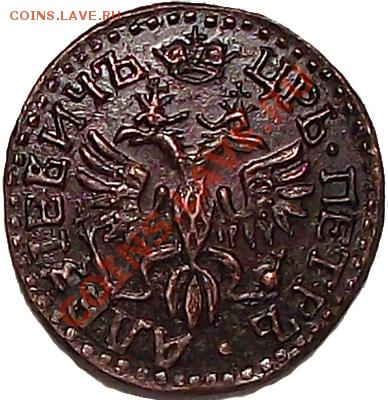 С 1 руб! ПОЛУШКА 1705г (Пётр I) Биткин (R4) До 12.12 копия - Pl_1705_a