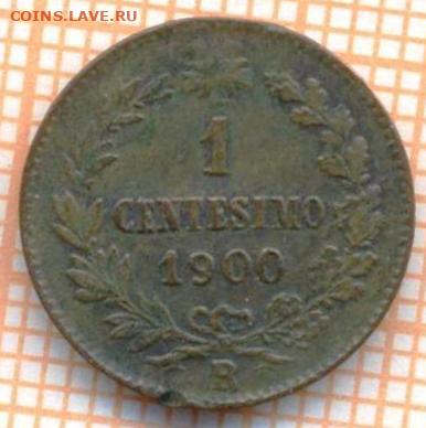 Италия 1 чентезимо 1900 г, до 05.04.2023 г. в 22.00 по Москв - Италия 1 чентезимо 1900