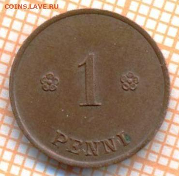 Финляндия 1 пенни 1924 г,до 05.04.2023 г. в 22.00 по Москве - Финляндия 1 пенни 1924 80 100