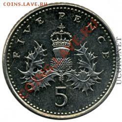 "Логическая отгадайка 2" Зимний марафон - united_kingdom_5_pence_2003л