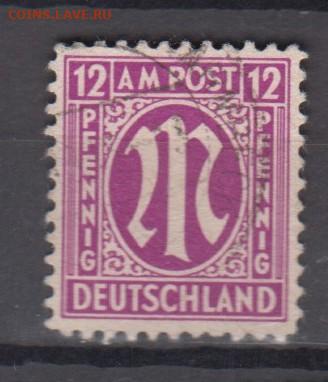 Германия Англо -американская зона 1945 1м  12 пф до 30 04 - 156