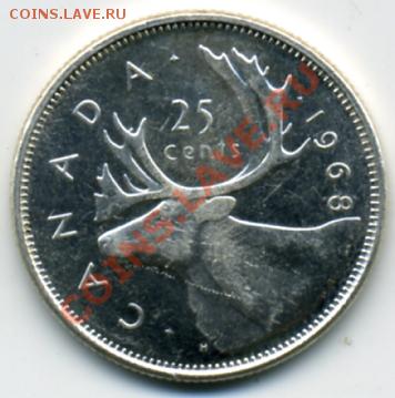 Re: ПРОДАЮ ИНОСТРАННЫЕ МОНЕТЫ В ХОРОШЕМ СОХРАНЕ - 25 центов 1968.JPEG