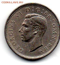 Англия 6 пенсов 1949 г. до 19.11 - 8