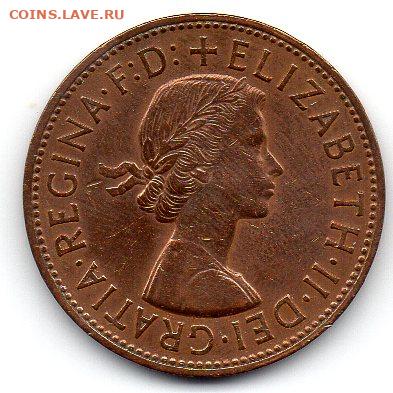 Англия 1 пенни 1965 г.  до 19.11 - 1