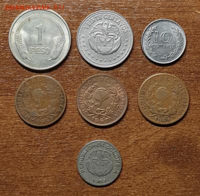 Колумбия, 7 монет одним лотом с 1959- 1976 гг до 14.02. - 20240131_165338