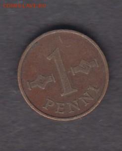 Финляндия 1964 1 пенни до 15 02 - 88а