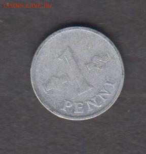 Финляндия 1969 1 пенни ( ал) до 15 02 - 94а