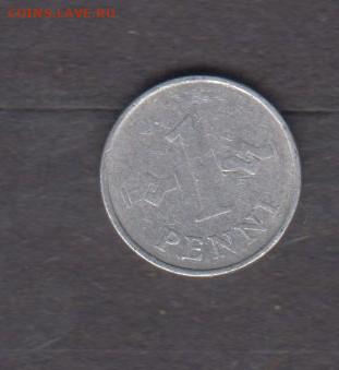 Финляндия 1975 1 пенни (ал) до 15 02 - 99а