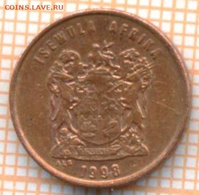 ЮАР 1 цент 1998 г., до 25.03.2024 г. в 22.00 по Москве - ЮАР 1 цент 1998 465