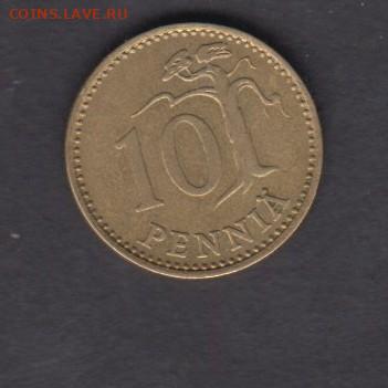 Финляндия 1975 10 пенни S до 31 03 - 422а
