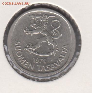 Финляндия 1974 1 марка до 21 04 - 120а
