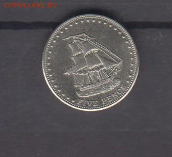 Stoltemhoff Island 2008 5 пенсов  парусник до 31 05 - 174
