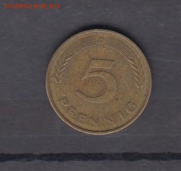 ФРГ 1977 5пф (D)до  22 06 - 540