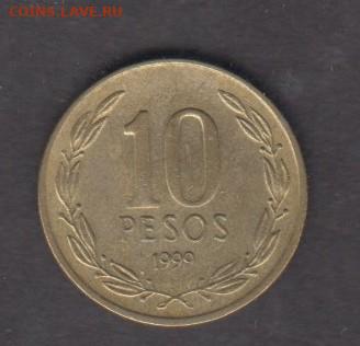 Чили 1999 10 песо до 24 06 - 78